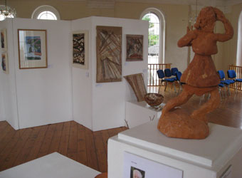Art displays at the Depozitory